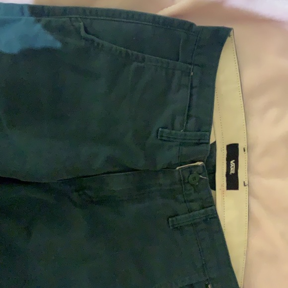 VINTAGE VANS DARK GREEN SKATER PANTS size 29 - Picture 2 of 4